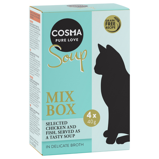 4 x 40 g Cosma Soup Mix kokeiluhintaan! - mix 1 (4 makua)