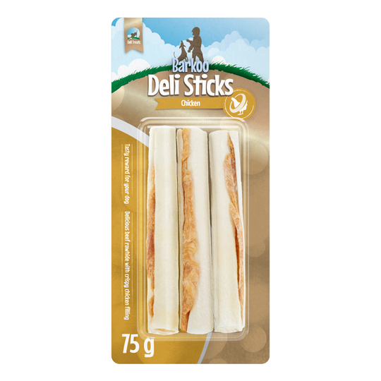 Barkoo Deli Sticks Chicken 12,7 cm - 3 kpl (75 g)