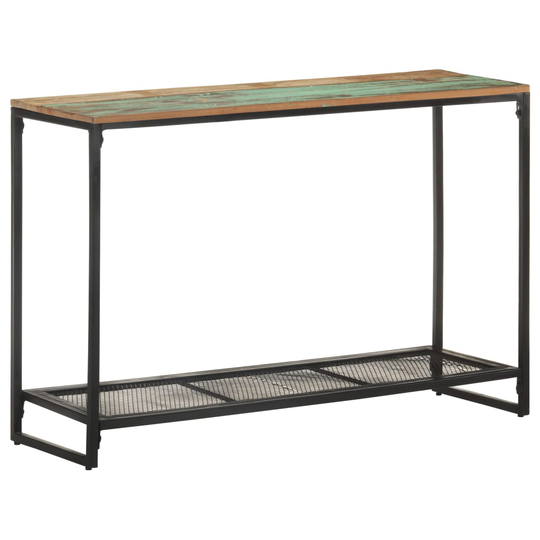 vidaXL Konsolipöytä 110x35x75 cm kierrätetty täyspuu
