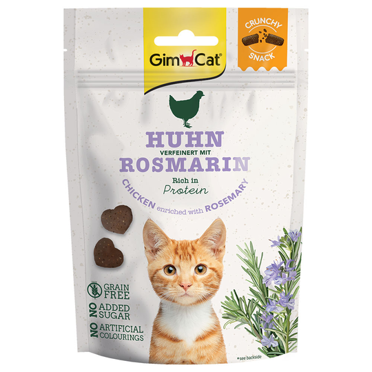 GimCat Crunchy Snacks - kana & rosmariini 50 g
