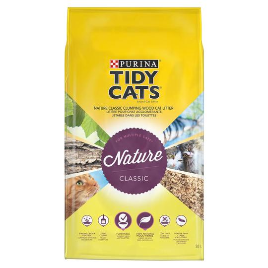 Purina Tidy Cats Nature Classic -kissanhiekka erikoishintaan! - 30 L