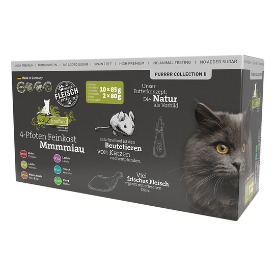 catz finefood Purrrr Pouches -lajitelma - lajitelma II (12 x 85 g)