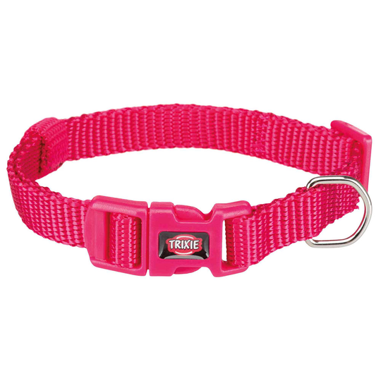 Trixie Premium -kaulapanta, fuksianpunainen - S: kaulanympärys 25 - 40 cm, L 15 mm