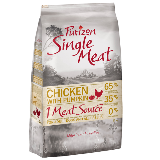 Purizon Single Meat Adult Chicken & Pumpkin - 12 kg