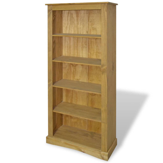 vidaXL Kirjahylly 5 tasoa Meksikon mänty Corona-sarja 81x40x170 cm