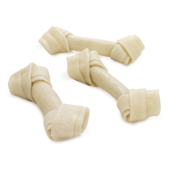 Barkoo-siannahkaluut, solmittu - 6 kpl à 17 cm (480 g)