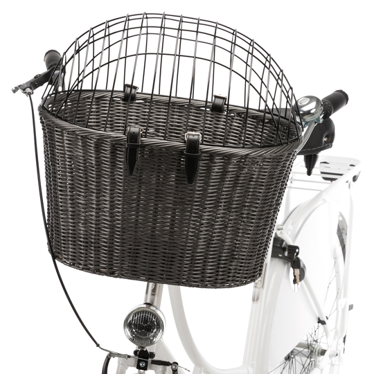 Trixie Front -pyöräilykori, polyrottinki - P 44 x L 34 x K 41 cm