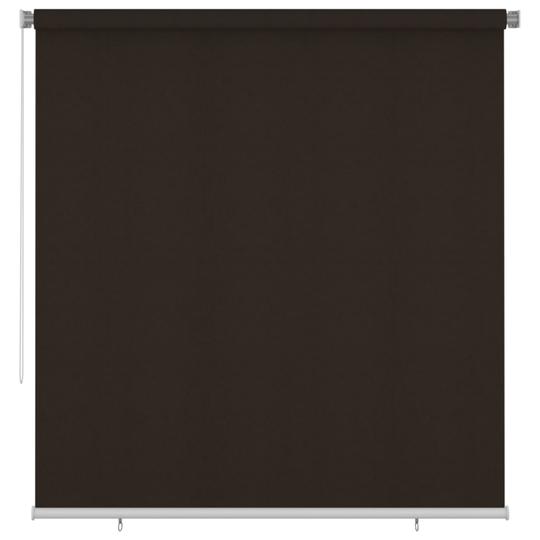 vidaXL Rullaverho ulkotiloihin 220x230 cm ruskea HDPE