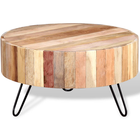 vidaXL Sohvapöytä Kunnostettu Kierrätetty Puu
